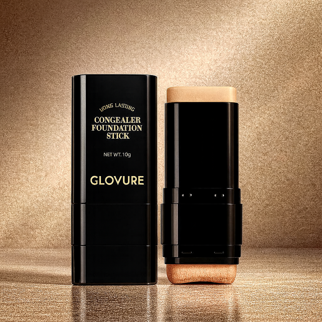 Organic Mineral Waterproof Foundation Stick With Brush 2 in 1 Skin Color 7.5 g