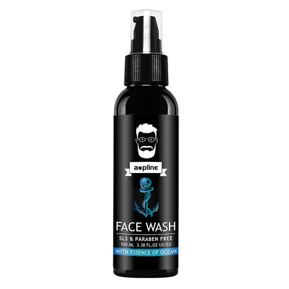 Natural Facial Cleanser Is Suitable Aqua Glow Refreshing Face Wash for Men Ocean Face Wash