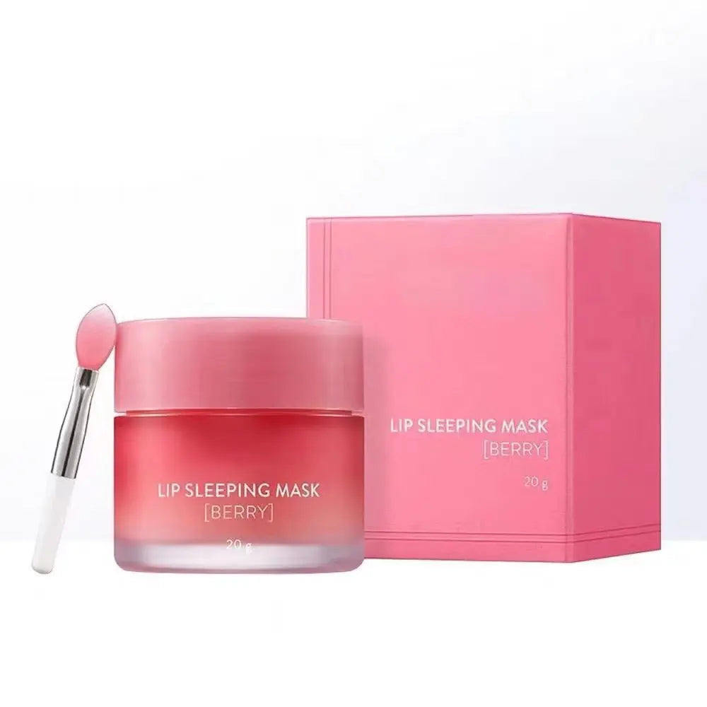 Night Repair Organic Vegan Cream Lip Mask Winter Skinned Lip Repair Moisturizer Light Lip Line Crystal Material Lipstick