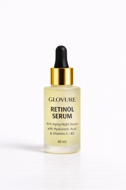 Retinol Anti-Aging Night Serum with Hyaluronic Acid & Vitamins E + B5