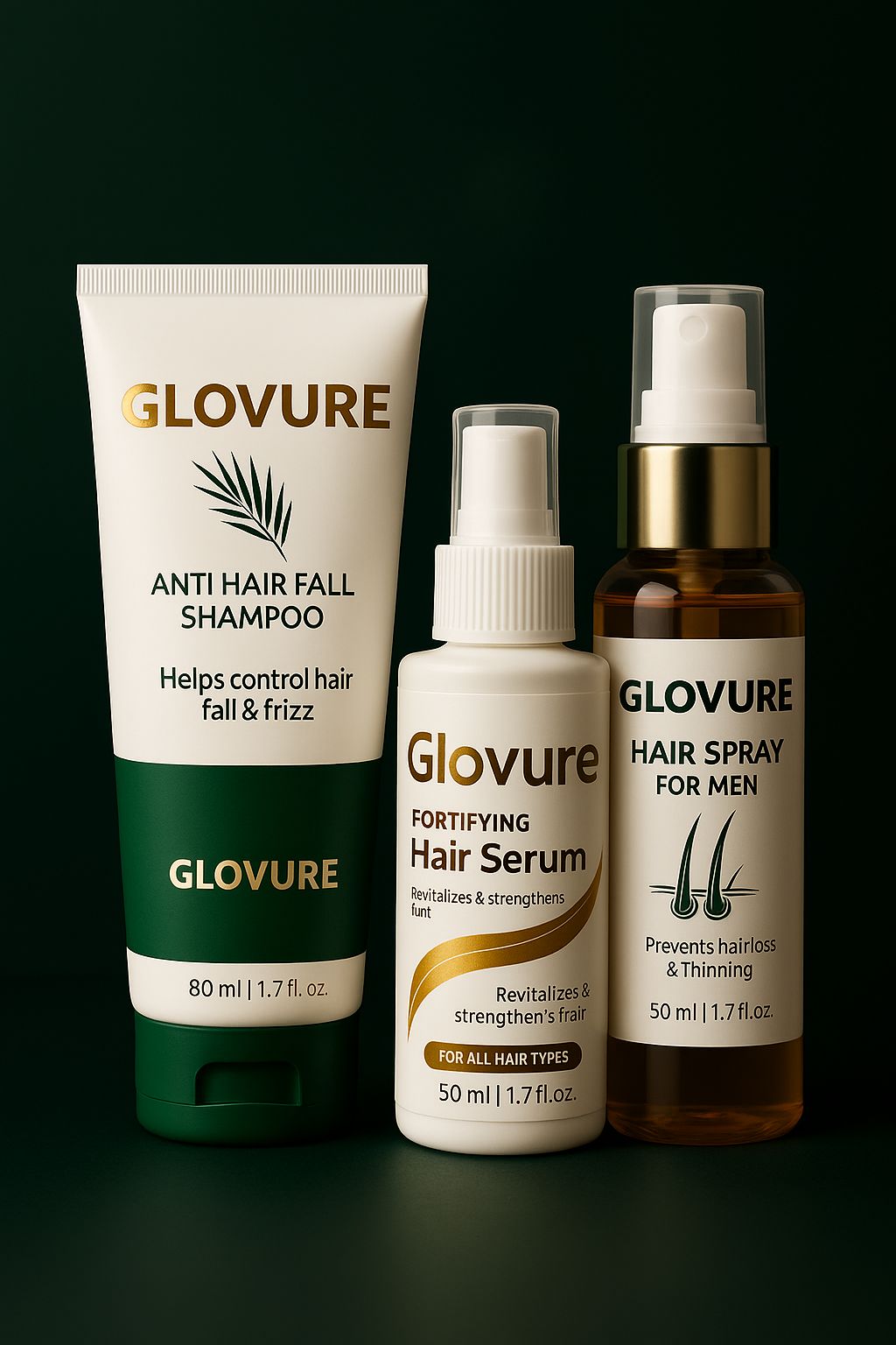 ✨Full Hair Regrowth Kit💧 – 3-in-1 Kit for Strong & Thick Hair🔥🌿