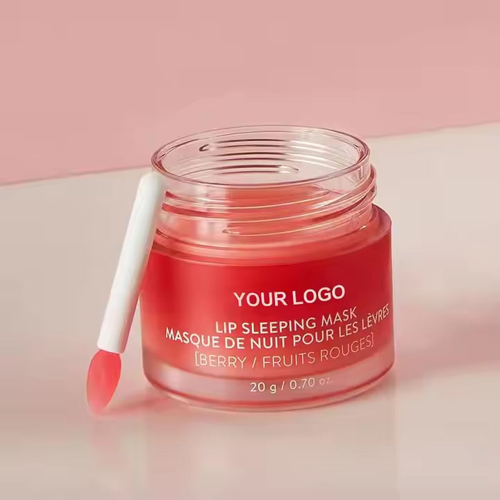 Night Repair Organic Vegan Cream Lip Mask Winter Skinned Lip Repair Moisturizer Light Lip Line Crystal Material Lipstick