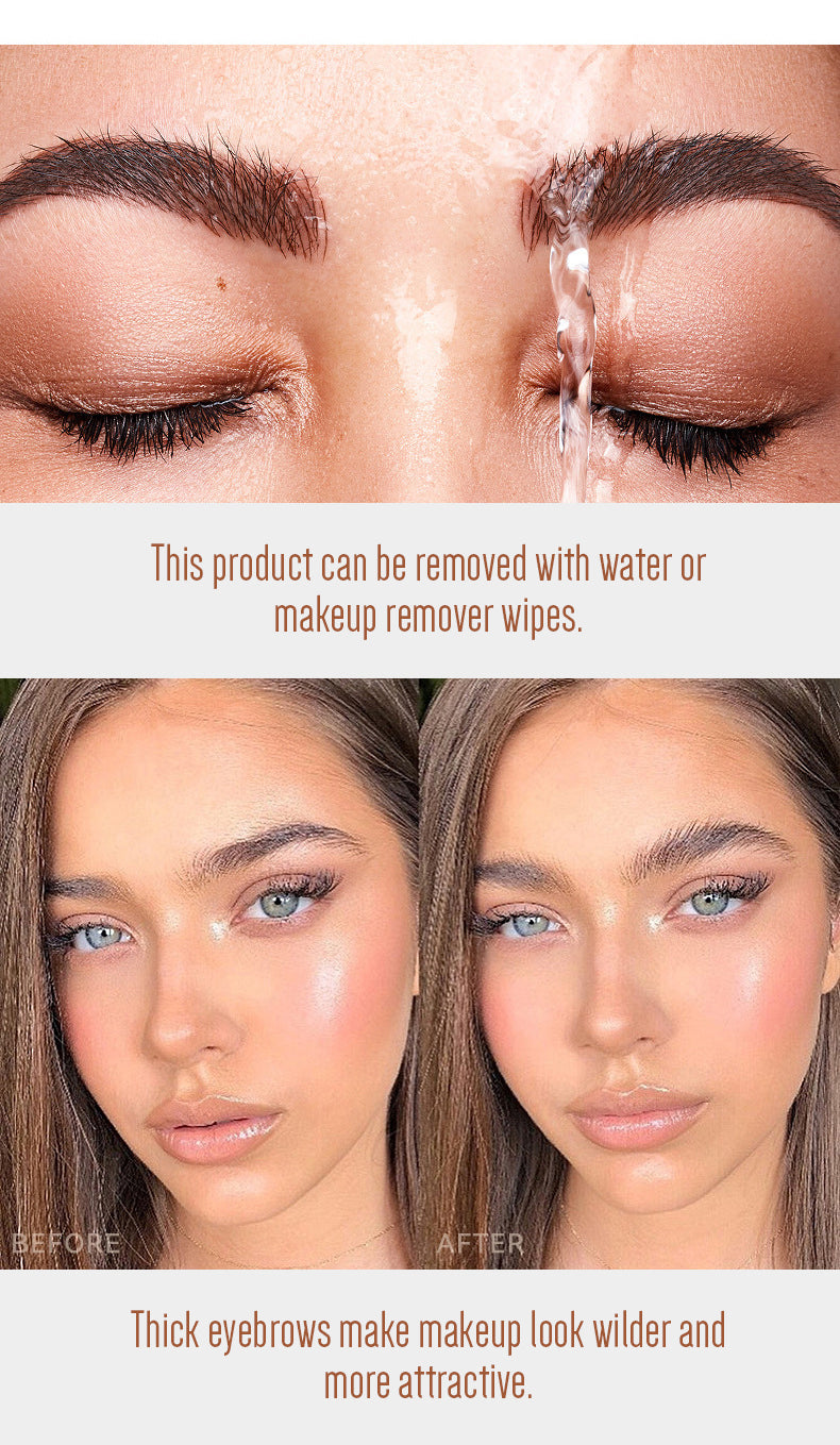 Natural Vegan Eyebrow Enhancer Wax Eye Brow Gel Waterproof Long Lasting Eyebrow Soap Enhancers Gel