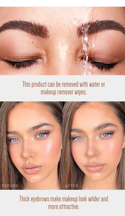 Natural Vegan Eyebrow Enhancer Wax Eye Brow Gel Waterproof Long Lasting Eyebrow Soap Enhancers Gel