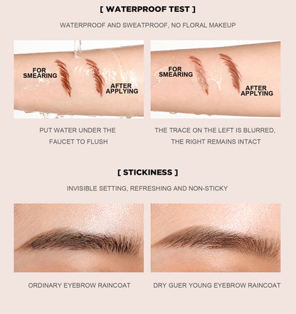 Natural Vegan Eyebrow Enhancer Wax Eye Brow Gel Waterproof Long Lasting Eyebrow Soap Enhancers Gel