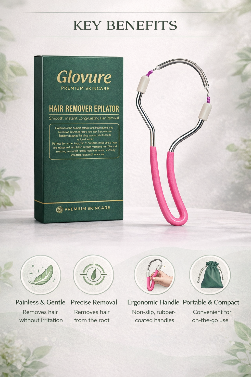 Hair Remover Epilator – Smooth, Instant Long-Lasting Hair Removal