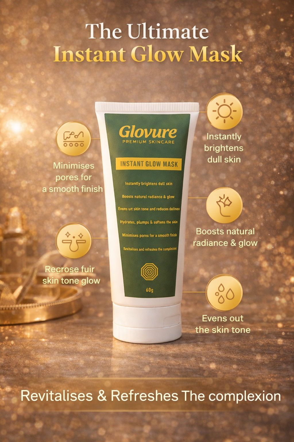 Instant Glow Peel of  Mask – Radiant Skin in Minutes