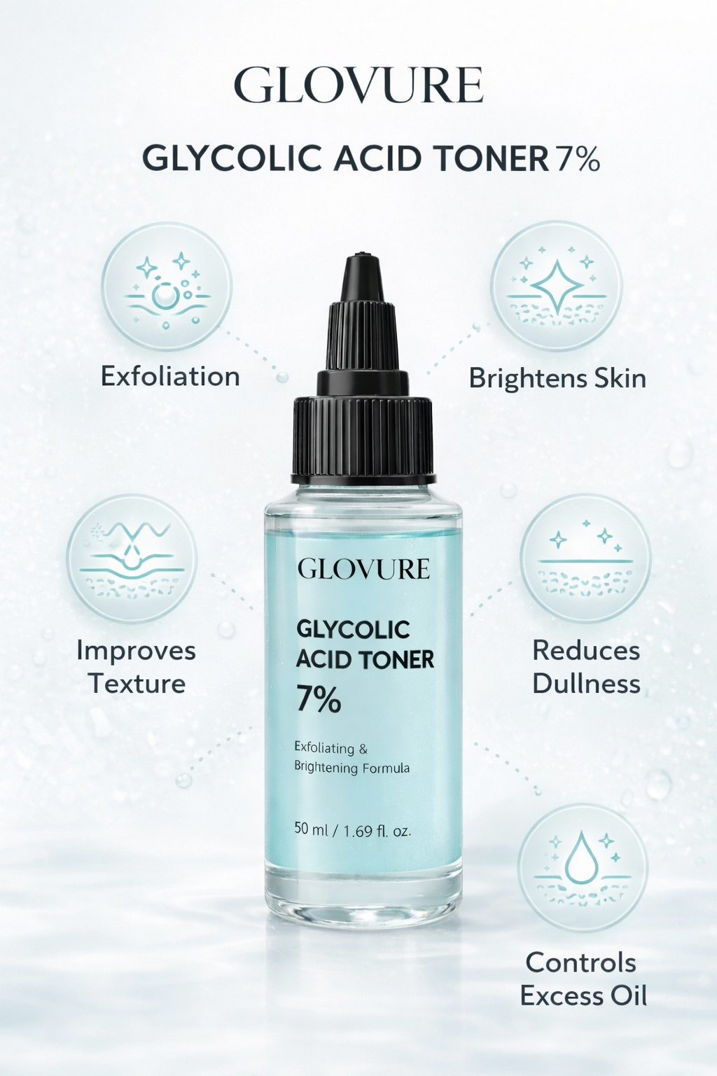 7% Glycolic Acid Exfoliating Toner