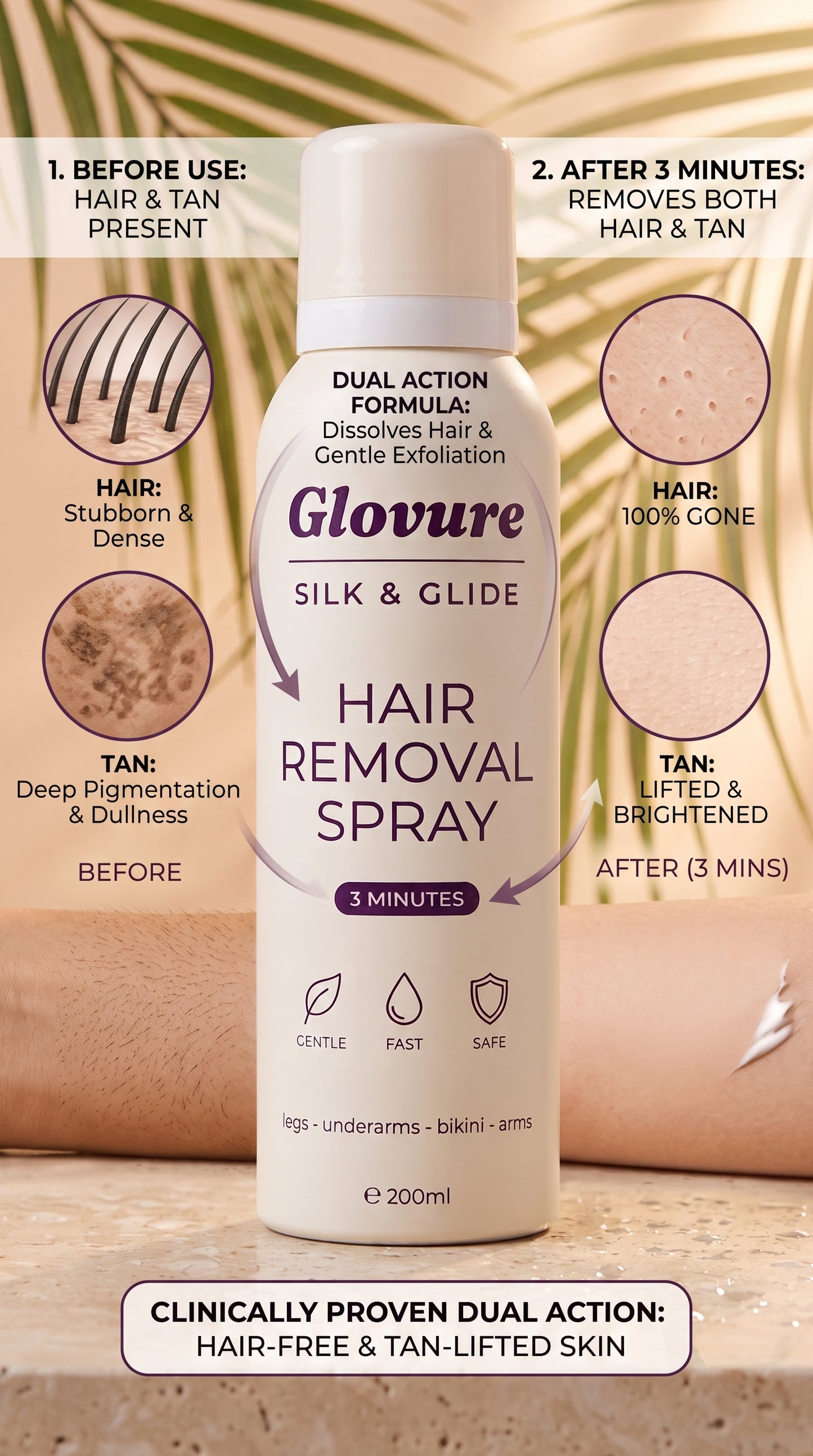 Silk & Glide Hair Removal Spray