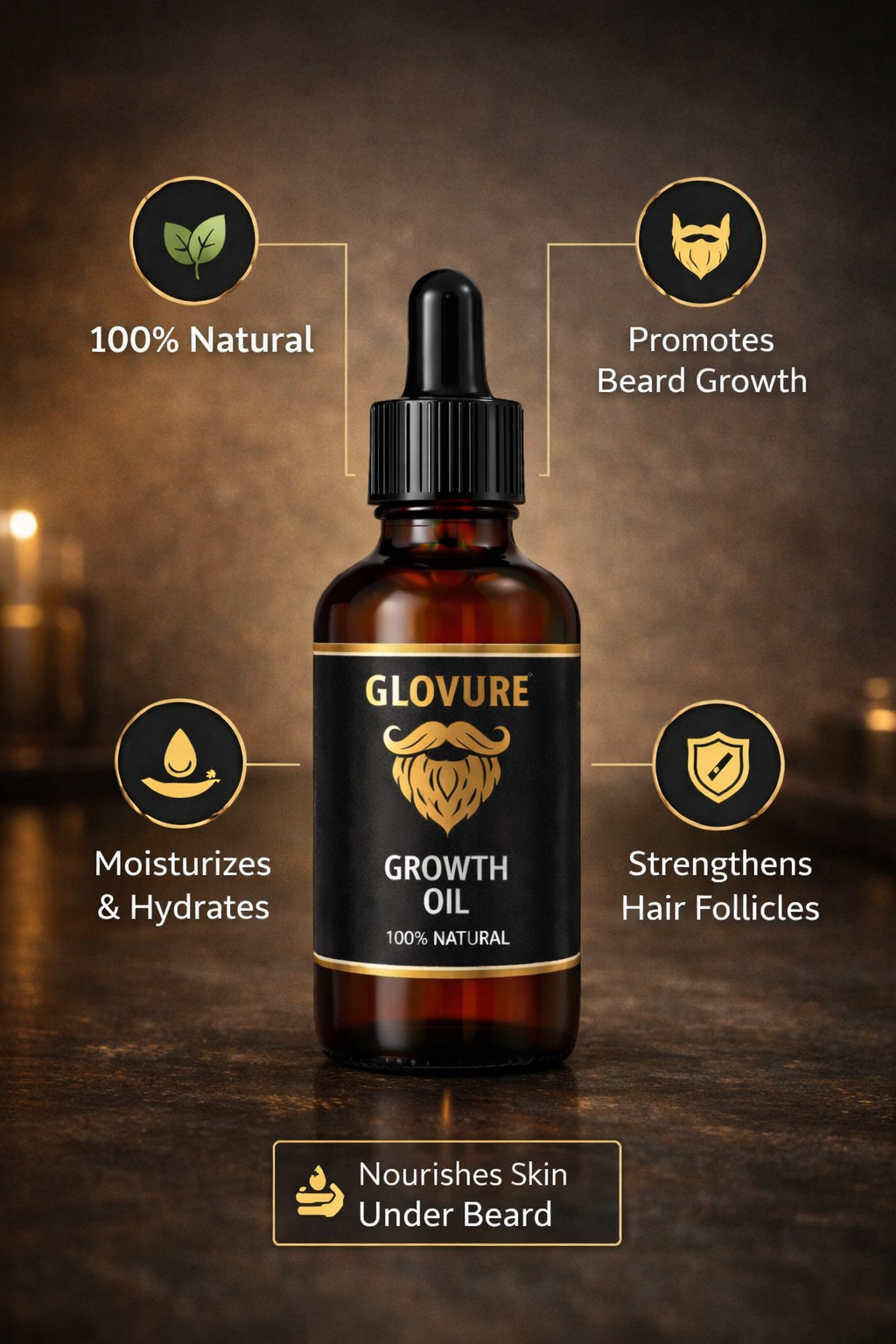 Beard Growth Oil — For a Fuller, Healthier Beard