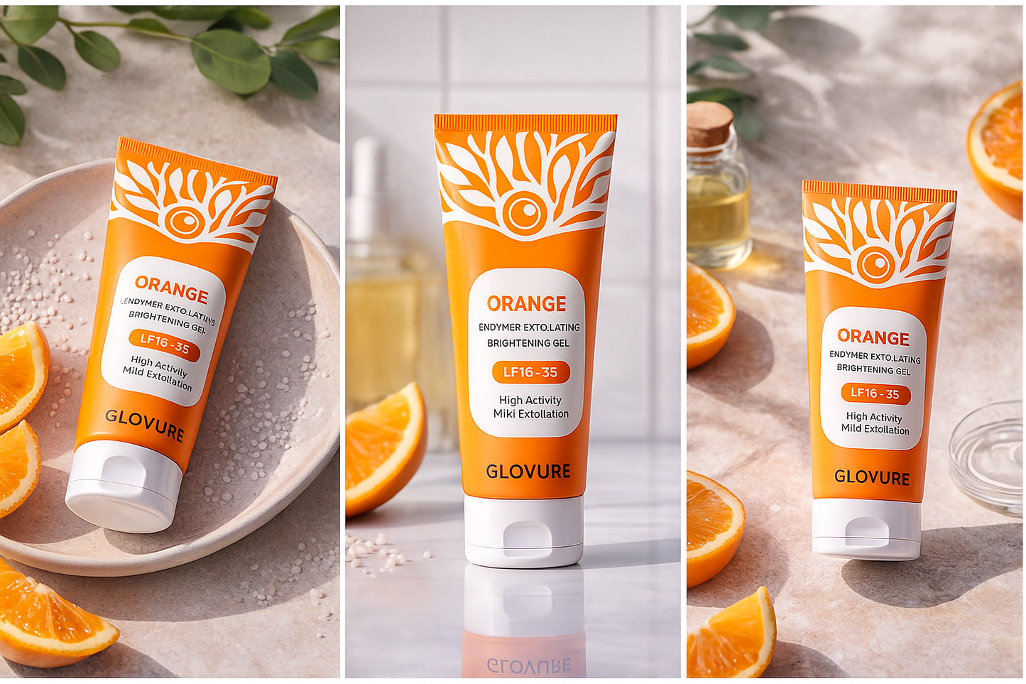 Glovure Orange Enzymes Exfoliating Brightening Gel 🍊✨