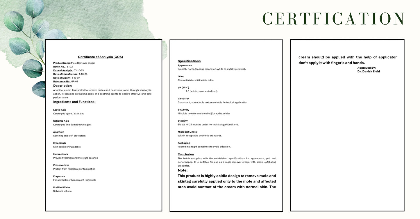 🧴Helosis Mole&Wart Remover Cream🤩