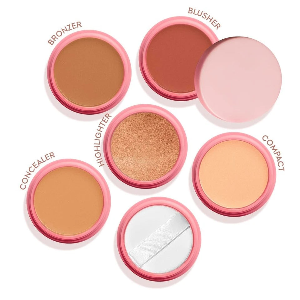5-in-1 All-in-One Makeup Stack (Concealer, Bronzer, Blush & Compact)