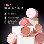 5-in-1 All-in-One Makeup Stack (Concealer, Bronzer, Blush & Compact)