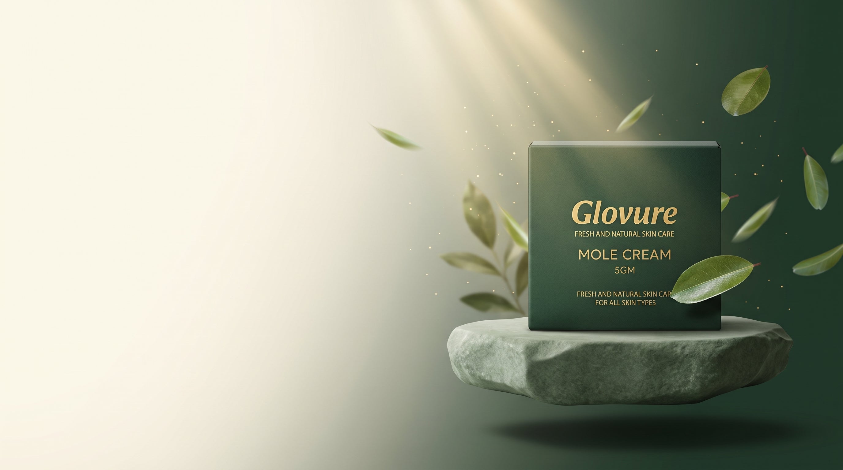 Glovure Mole Cream — nature's precision